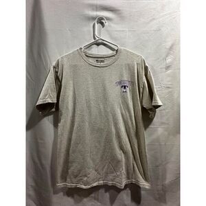 Tennessee Tech Champion T-Shirt Men's Medium Extra Gray Short Sleeve‎